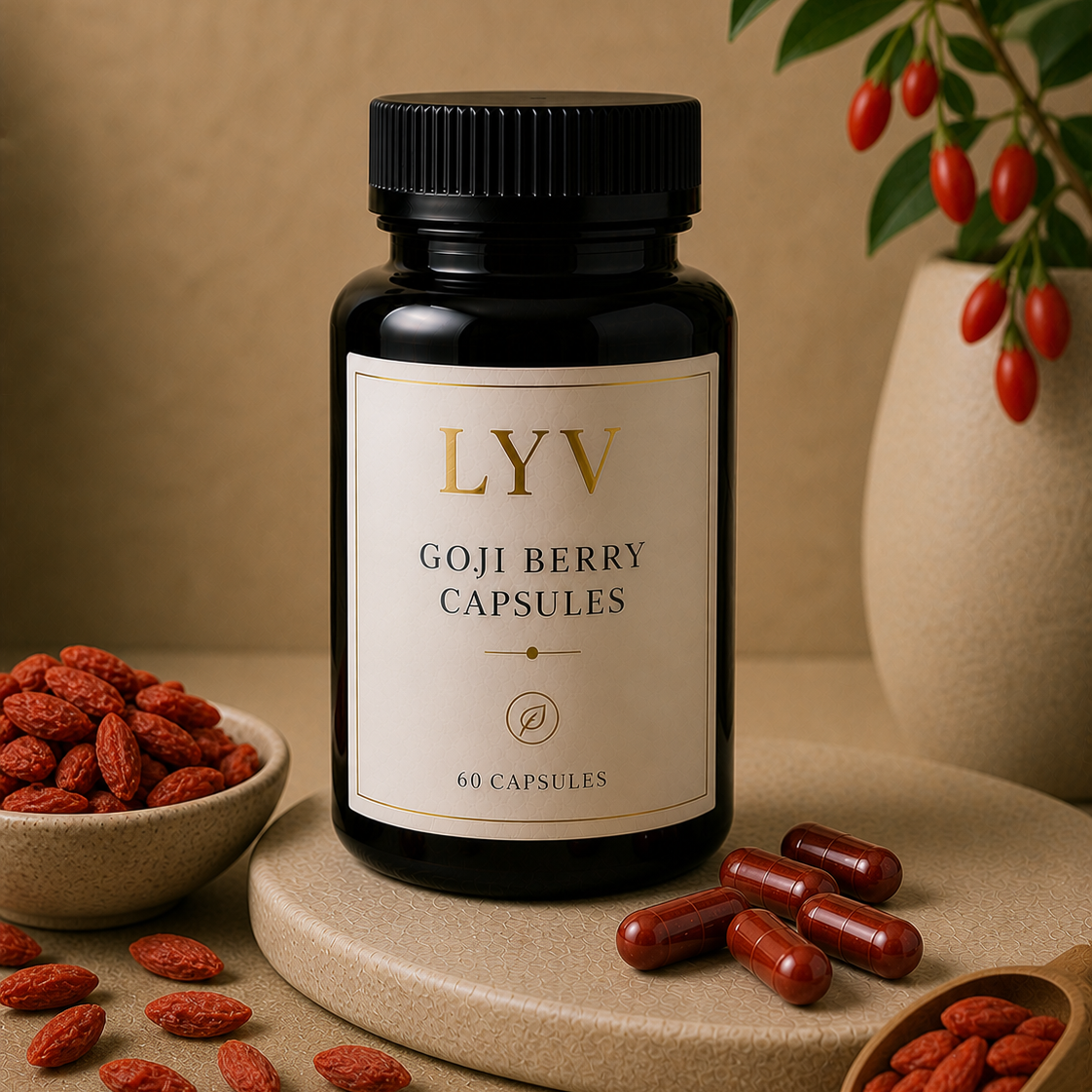LYV Goji Berry Capsules