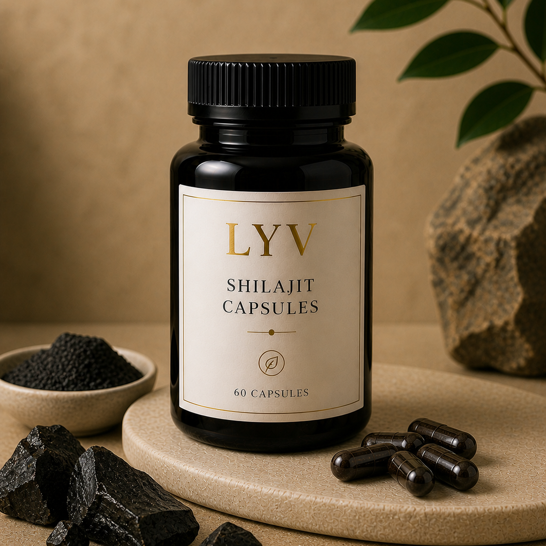 LYV Shilajit Fulvic Acid Capsules